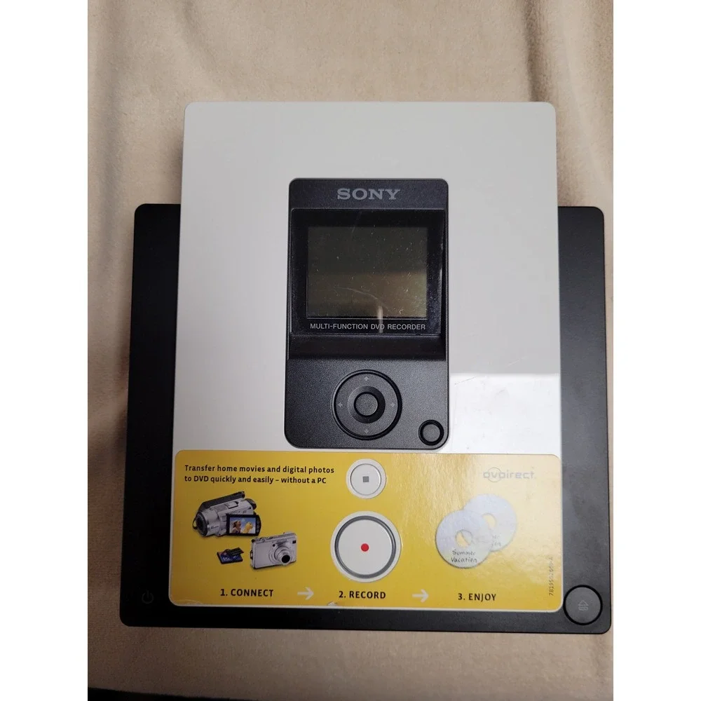 Sony DVDirect VRD-MC3 Multi-Function DVD Recorder Standalone White Black